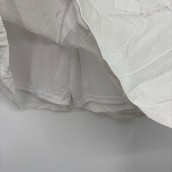 Hearts of Palm Women's Essential Solid Tech Stretch Skort White Size 24W NWT - Picture 4 of 7